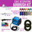 Master Airbrush Cake Airbrush Decorating Kit with 3 Airbrushes, Compressor, and 12 Food Colors - Air Brush for Cake Decoration & Cookie Airbrush Kit