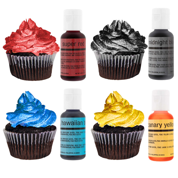 Master Airbrush Cake Airbrush Decorating Kit with 3 Airbrushes, Compressor, and 12 Food Colors - Air Brush for Cake Decoration & Cookie Airbrush Kit