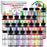24 Color Deluxe Airbrush Cake Color Kit, 2 oz. Bottles