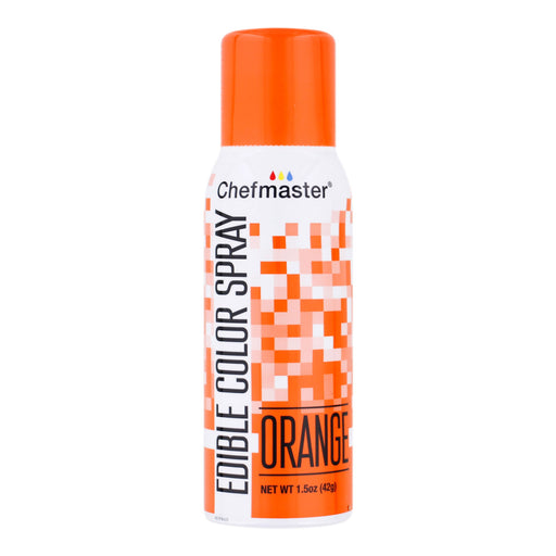 Edible Spray Color 1.5oz Can - Orange