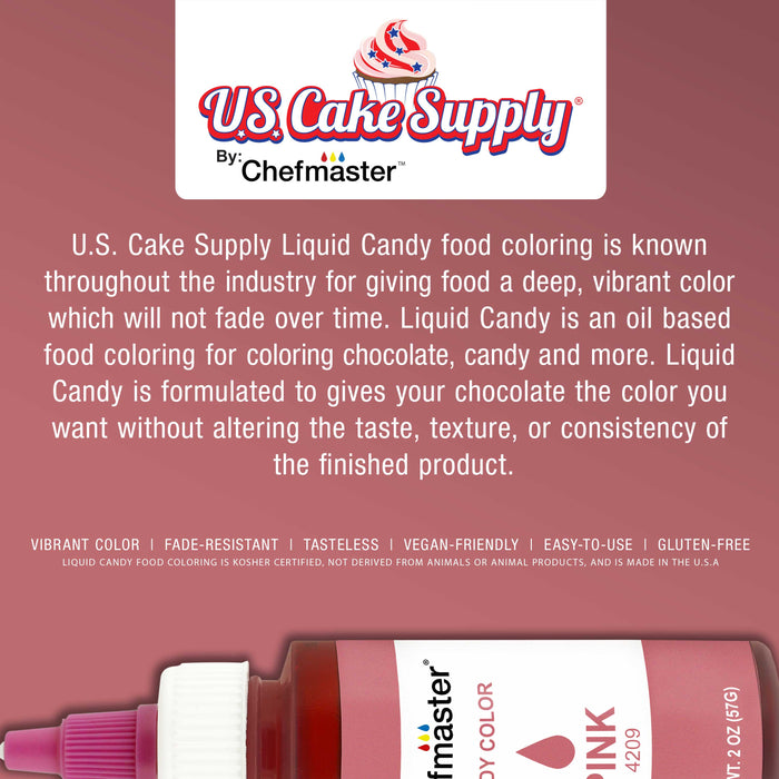 Pink, Liquid Candy Color, 2 oz.