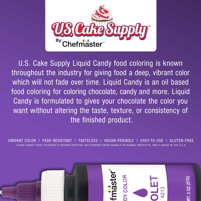 Violet, Liquid Candy Color, 2 oz.