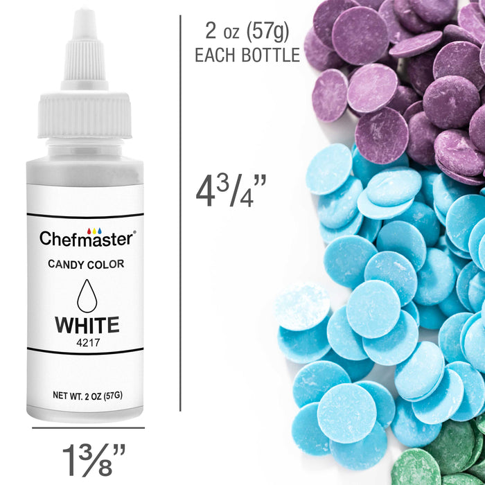 White, Liquid Candy Color, 2 oz.