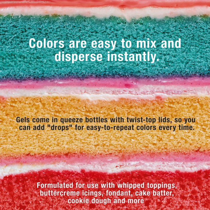 30 Liqua-Gel Cake Color Kit, 2.3 oz.