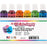 6 Color Neon Cake Food Coloring Liqua-Gel Easter Egg Decorating Baking Set - U.S. Cake Supply .75 fl. Oz. (20ml) Bottles