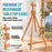 31" High Wood Studio Tabletop Easel - Adjustable Artist Tripod, Holds Up to 27" Canvas, Folding A-Frame Artist Display Stand - Table Top Easel for Painting