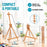 31" High Wood Studio Tabletop Easel - Adjustable Artist Tripod, Holds Up to 27" Canvas, Folding A-Frame Artist Display Stand - Table Top Easel for Painting