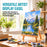 31" High Wood Studio Tabletop Easel - Adjustable Artist Tripod, Holds Up to 27" Canvas, Folding A-Frame Artist Display Stand - Table Top Easel for Painting