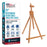31" High Wood Studio Tabletop Easel - Adjustable Artist Tripod, Holds Up to 27" Canvas, Folding A-Frame Artist Display Stand - Table Top Easel for Painting