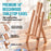 14" Medium Tabletop Display Easel - Beechwood Artist A-Frame Display Stand, Wooden Easel for Painting, Canvas Stand, (Pack of 1) Classrooms Events Photo Picture Sign Holder