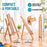 14" Medium Tabletop Display Easel - Beechwood Artist A-Frame Display Stand, Wooden Easel for Painting, Canvas Stand, (Pack of 1) Classrooms Events Photo Picture Sign Holder
