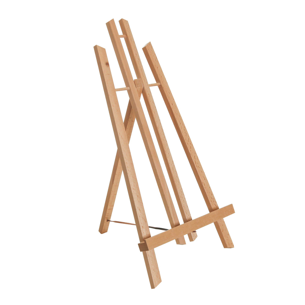 18" Large Tabletop Display Stand A-Frame Artist Easel - Beechwood Tripod, Painting Party Easel, Kids Students Classroom Table School Desktop, Portable