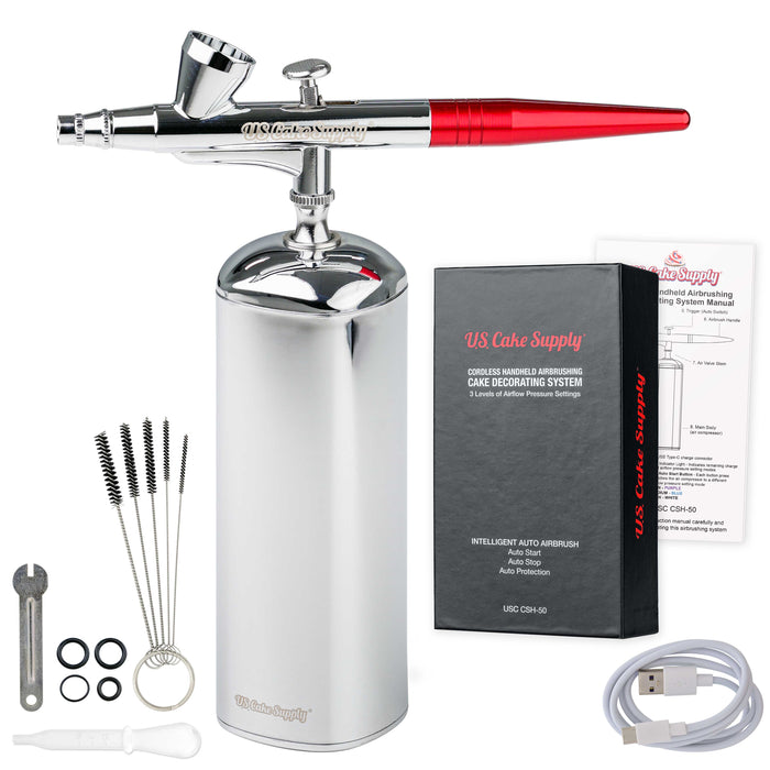 Cake Decorating Airbrush System with 12 Food Colors, Air Compressor <nav  class=breadcrumbs-container aria-label=Breadcrumbs > <a  href=/>Home</a> <span class=breadcrumbs-delimiter aria-hidden=true>  <svg aria-hidden=true focusable=false
